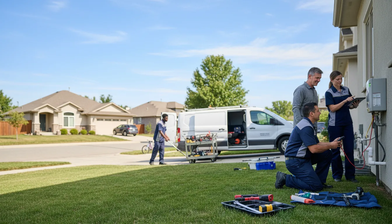 Tankless water heater service in Hayes Center, NE
